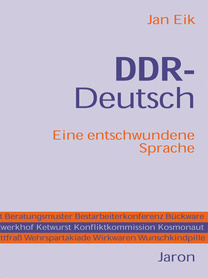 cover image of DDR-Deutsch